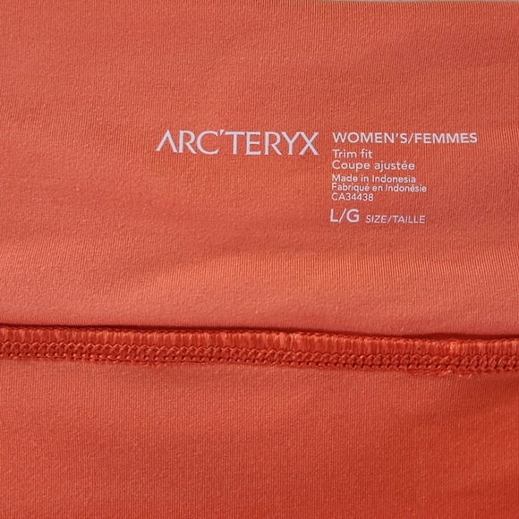 Arc'Teryx Orange Activewear Skirt Stretch Pockets Size Large Active Hiking - Picture 8 of 8